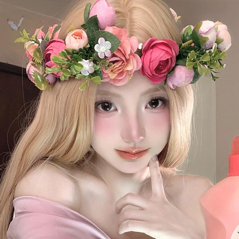Floral Headpiece Wreath