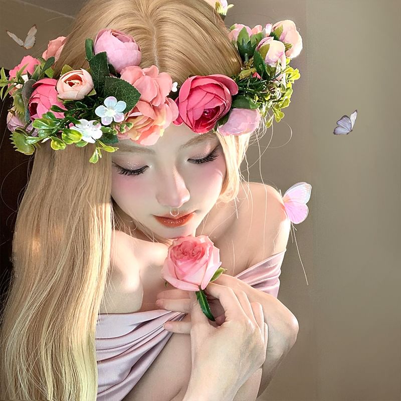 Floral Headpiece Wreath