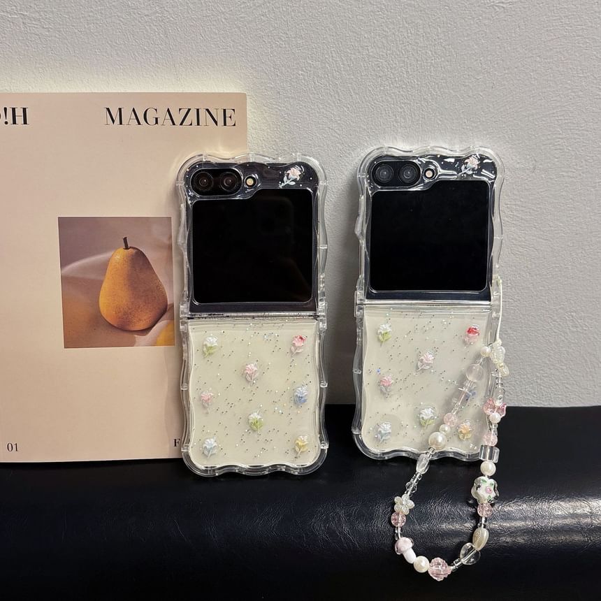 Set / Case Phone Strap Floral