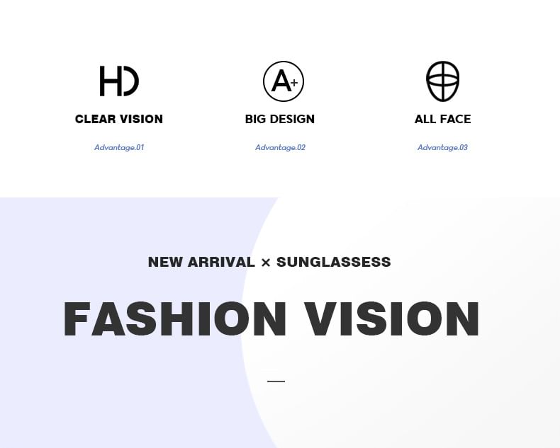 Ombre Rimless Sunglasses