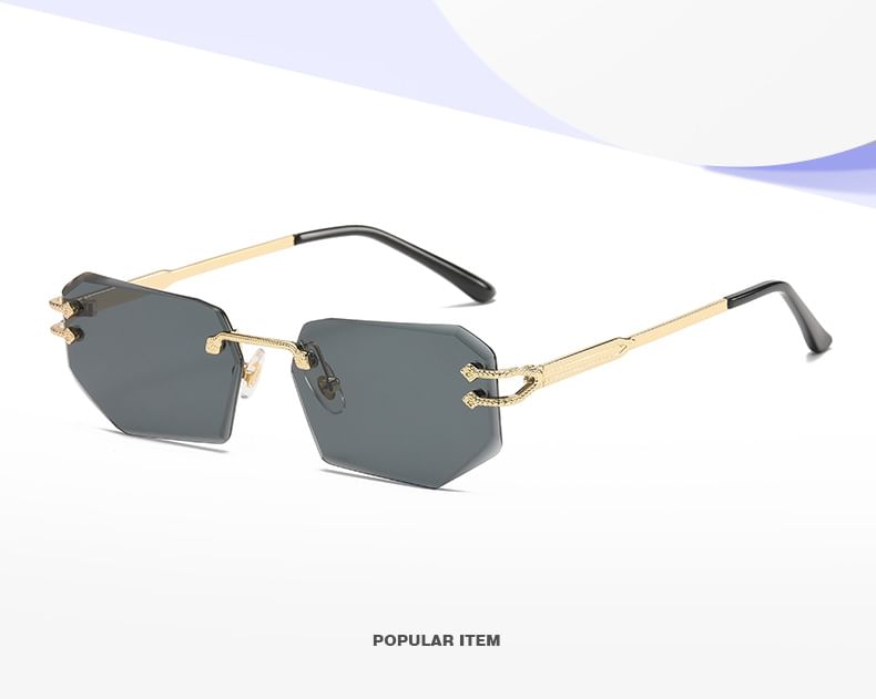 Ombre Rimless Sunglasses
