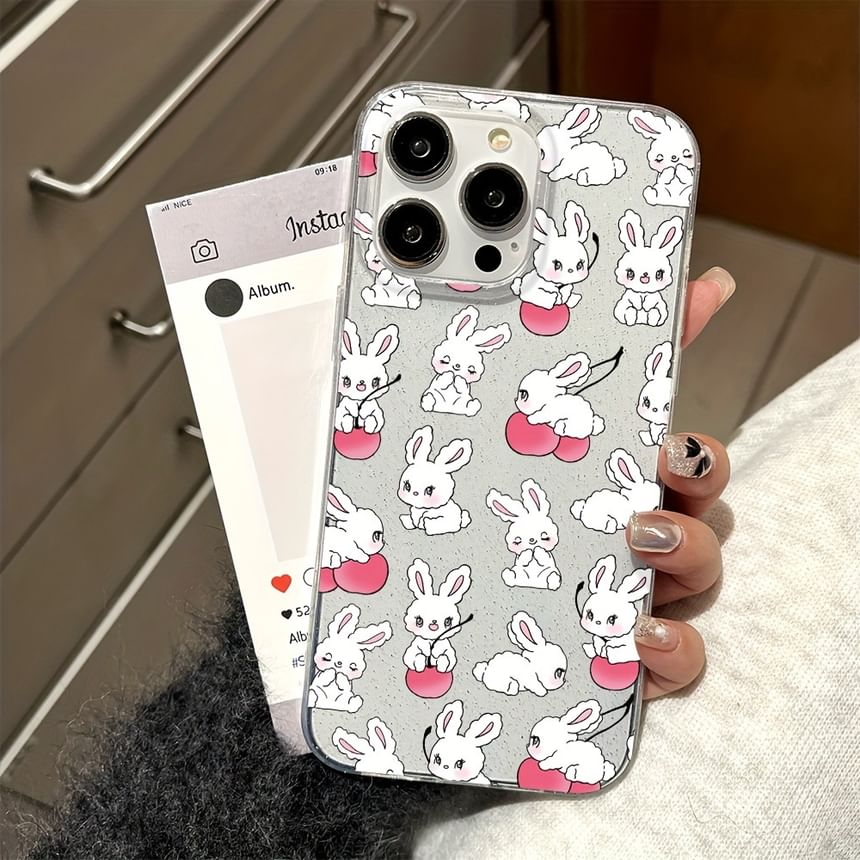 Print Rabbit Phone Case