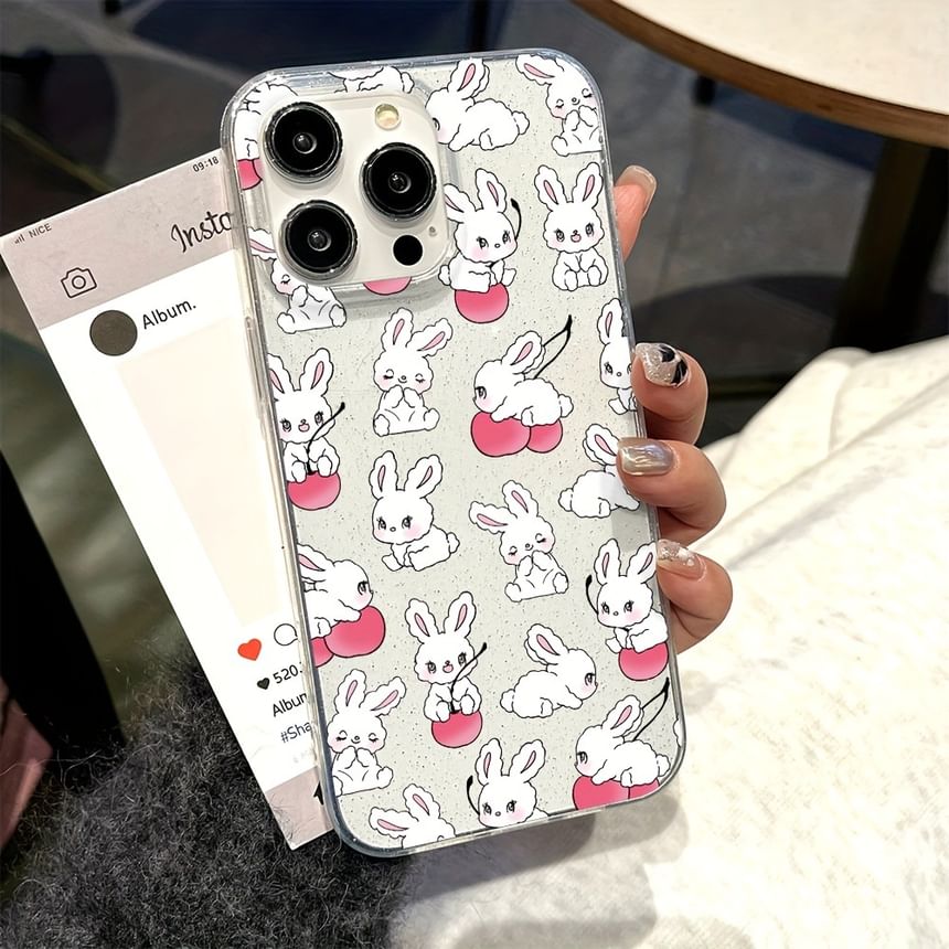 Print Rabbit Phone Case