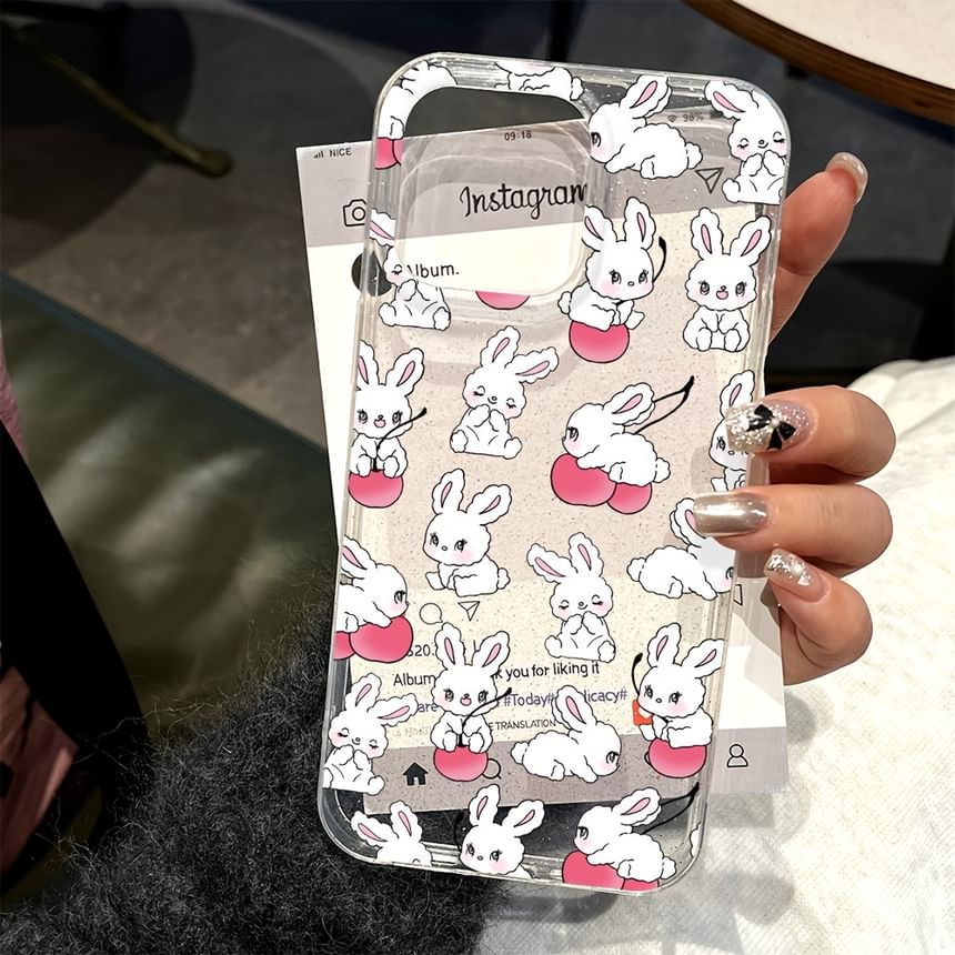 Print Rabbit Phone Case