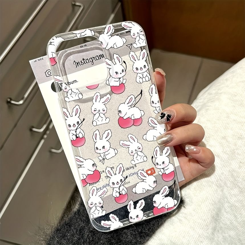 Print Rabbit Phone Case