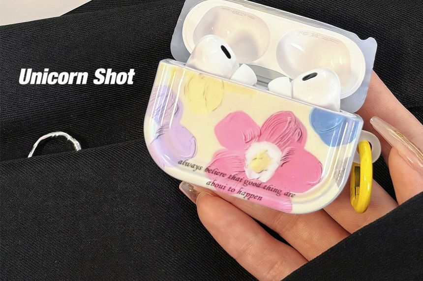 Case Pro Skin AirPods Print Earphone / Floral