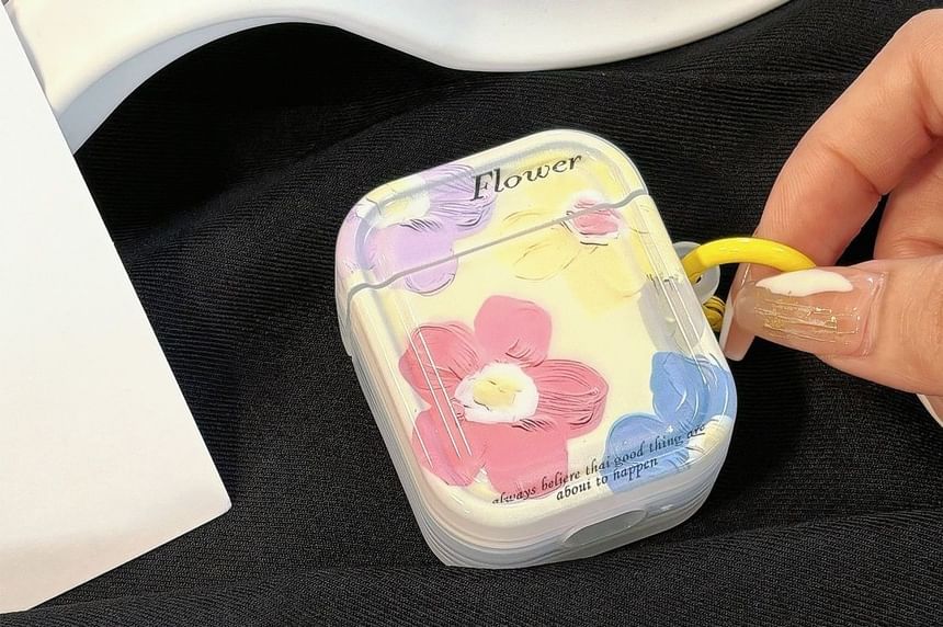 Case Pro Skin AirPods Print Earphone / Floral