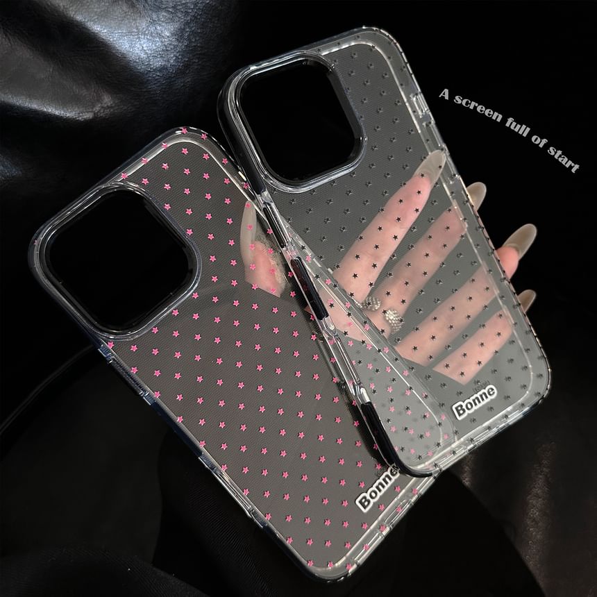 Phone Dotted Case Print