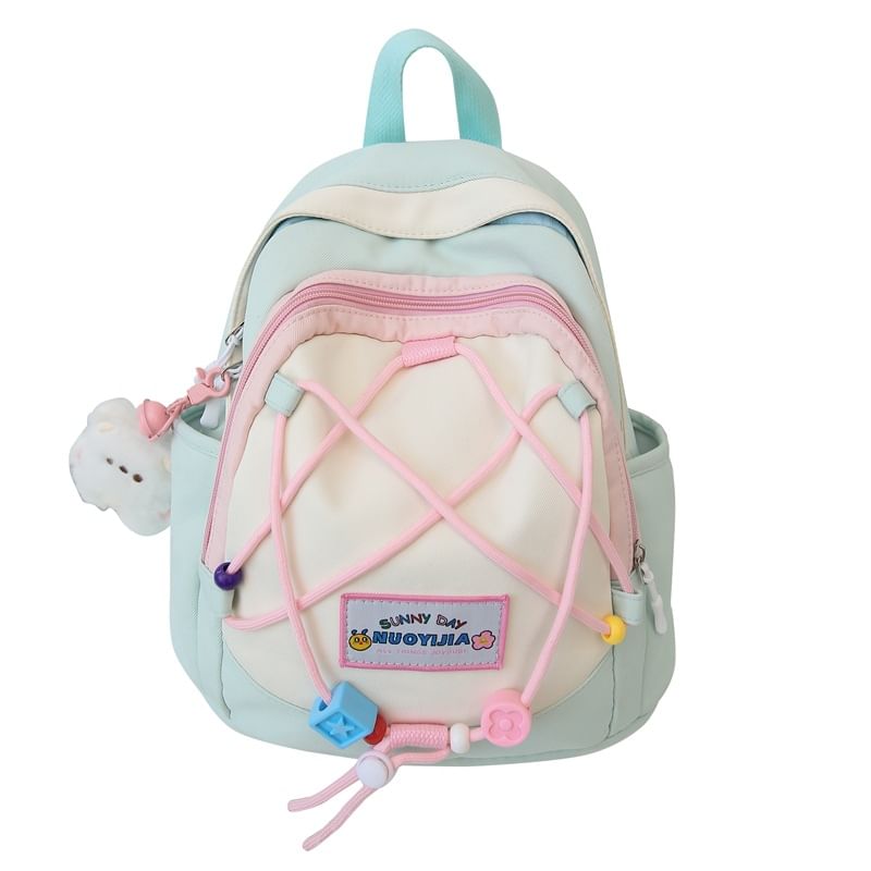 Canvas Block Backpack Color