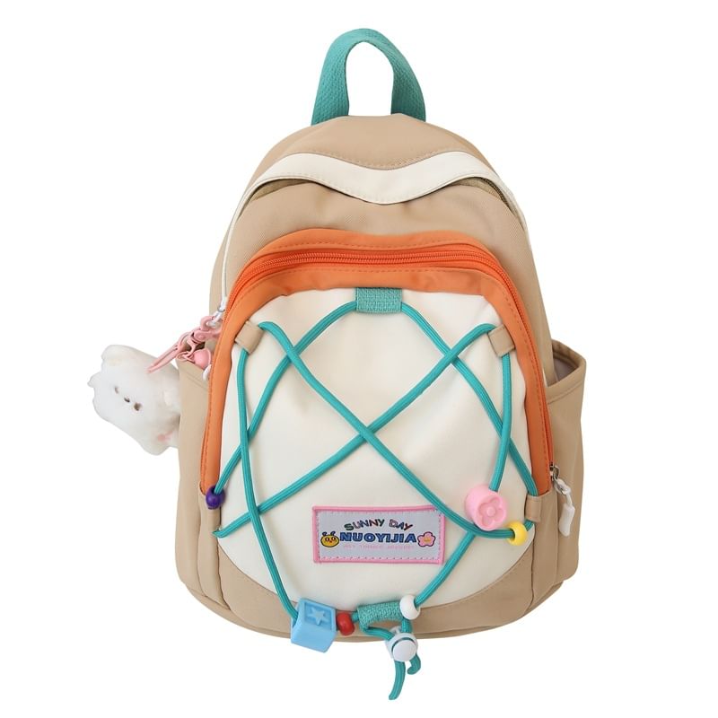Canvas Block Backpack Color