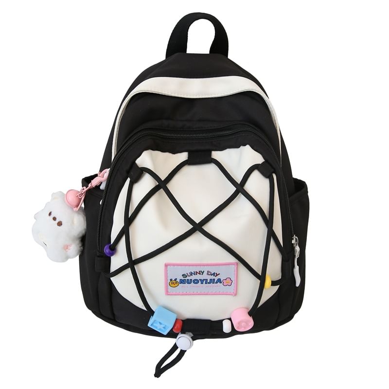 Canvas Block Backpack Color