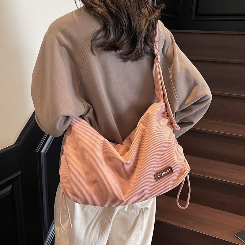 Bag Corduroy Shoulder Striped