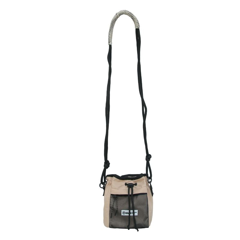 Drawstring Bag Block Crossbody Color