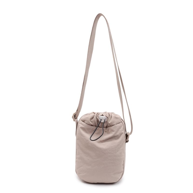 Drawstring Plain Bag Crossbody