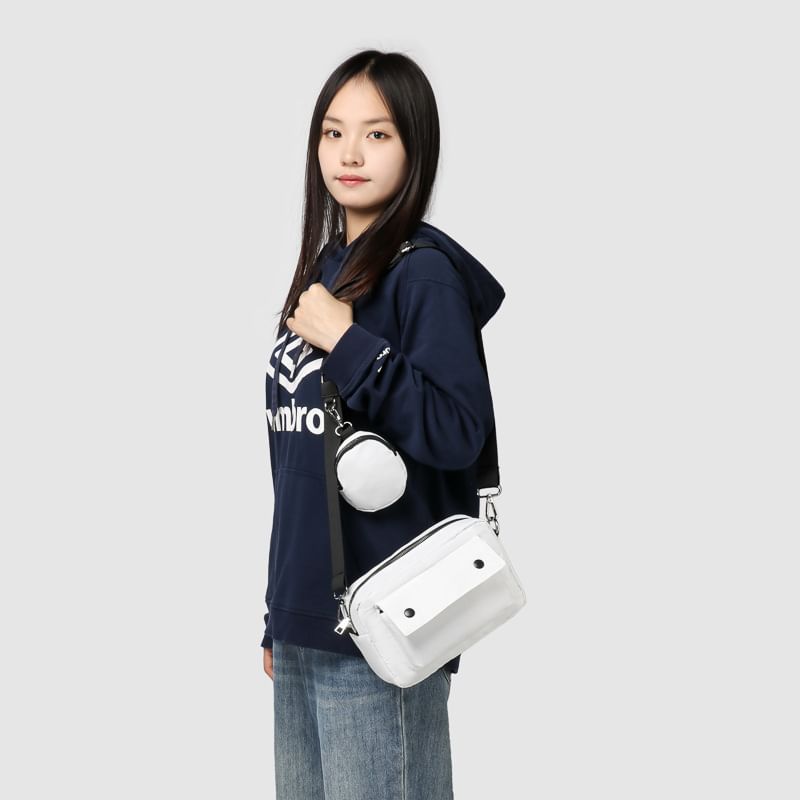 Crossbody Plain Zip Bag