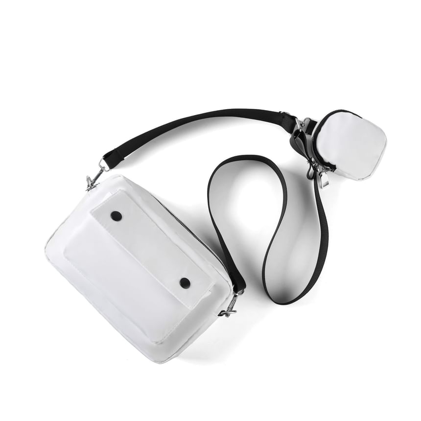 Crossbody Plain Zip Bag