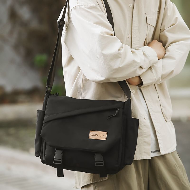 Flap Plain Bag Messenger