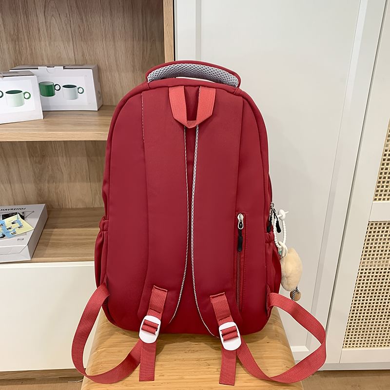 Zip Backpack Lettering