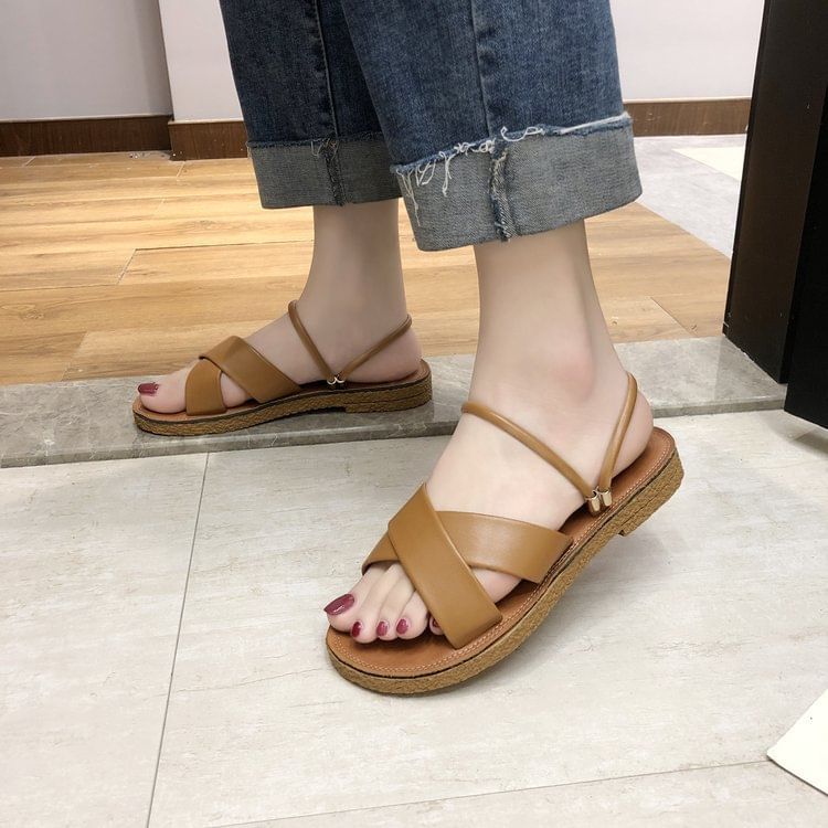 Sandals Slide Platform