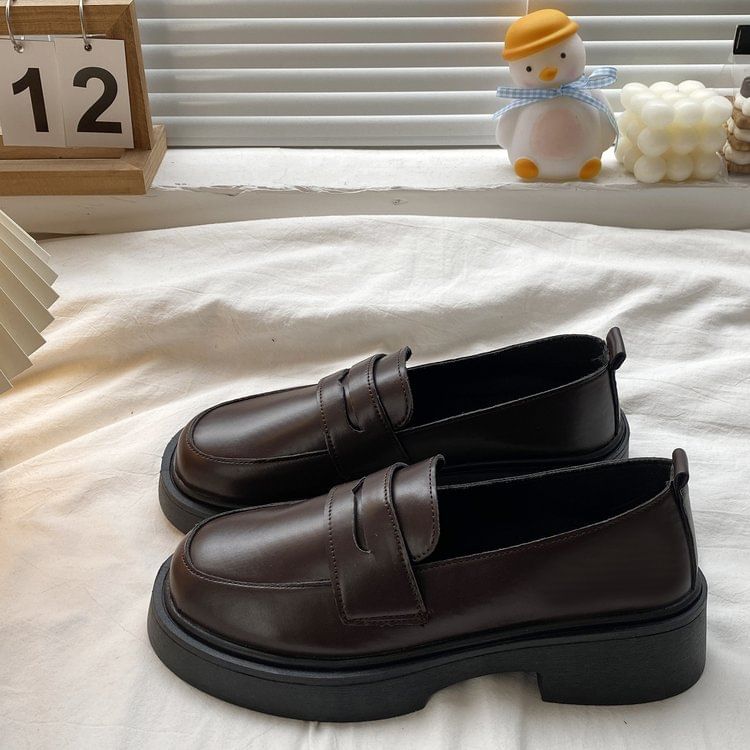 Loafers Platform Penny