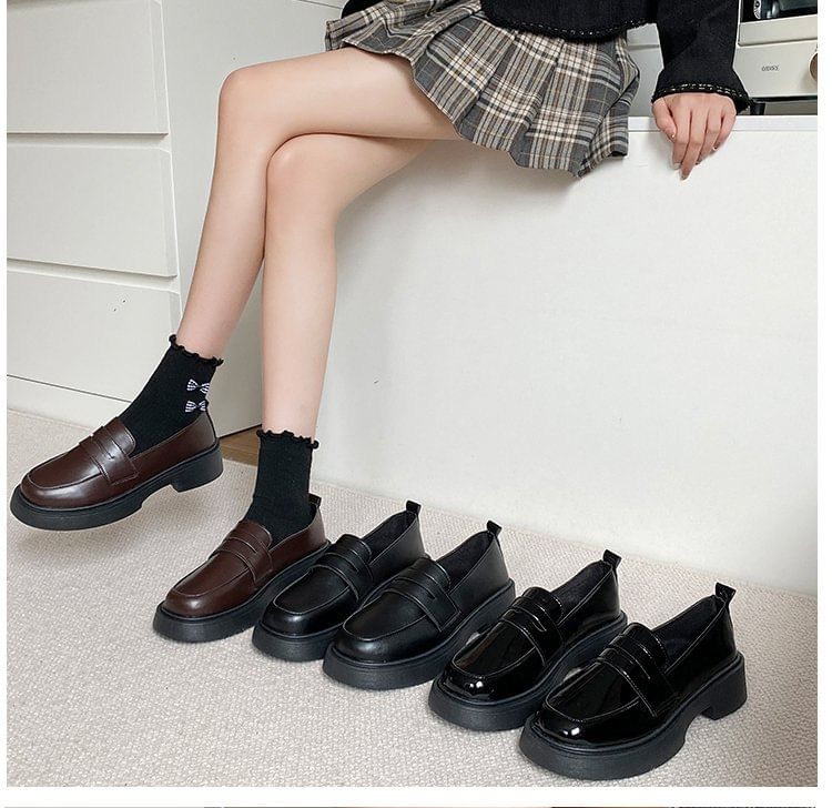 Loafers Platform Penny