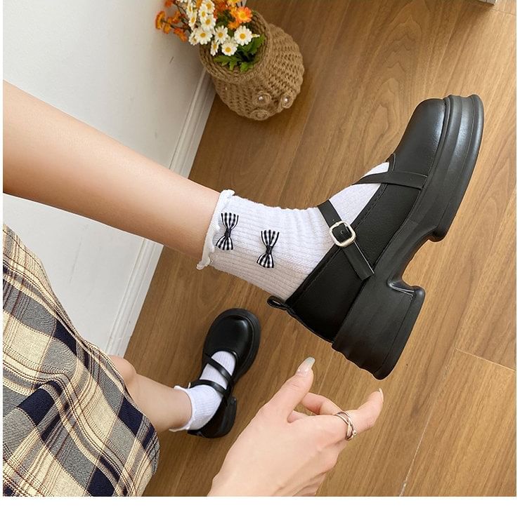 Jane Mary Shoes Platform