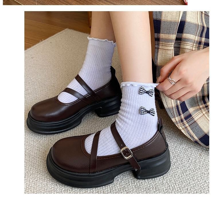 Jane Mary Shoes Platform