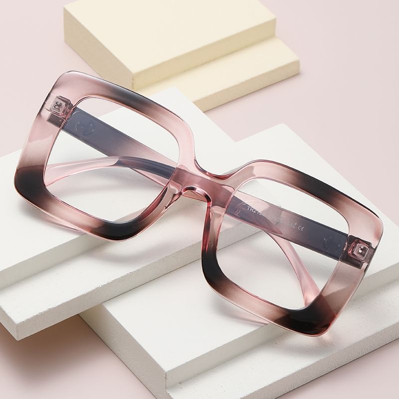 Square Frame Thick Sunglasses