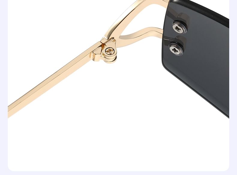 Square Frameless Sunglasses