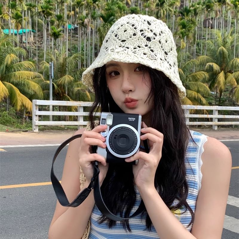 Bucket Straw Hat Crochet