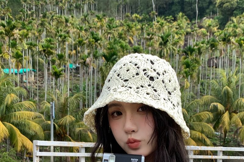 Bucket Straw Hat Crochet