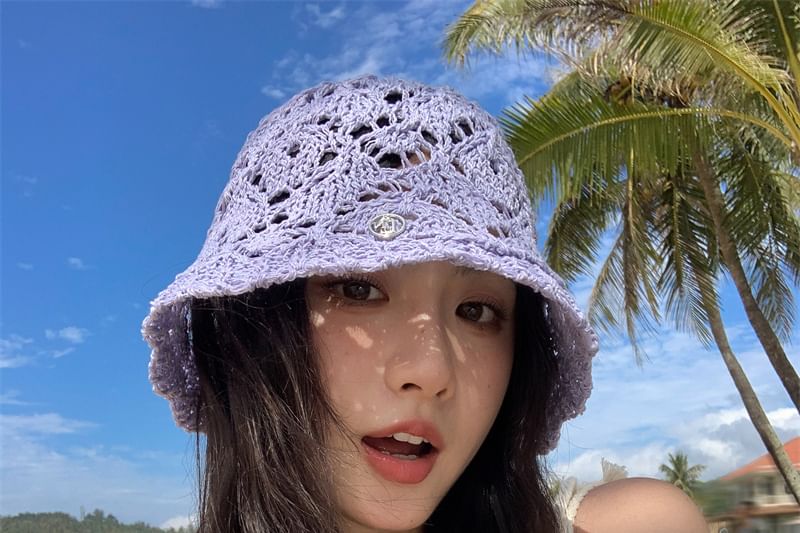 Bucket Straw Hat Crochet