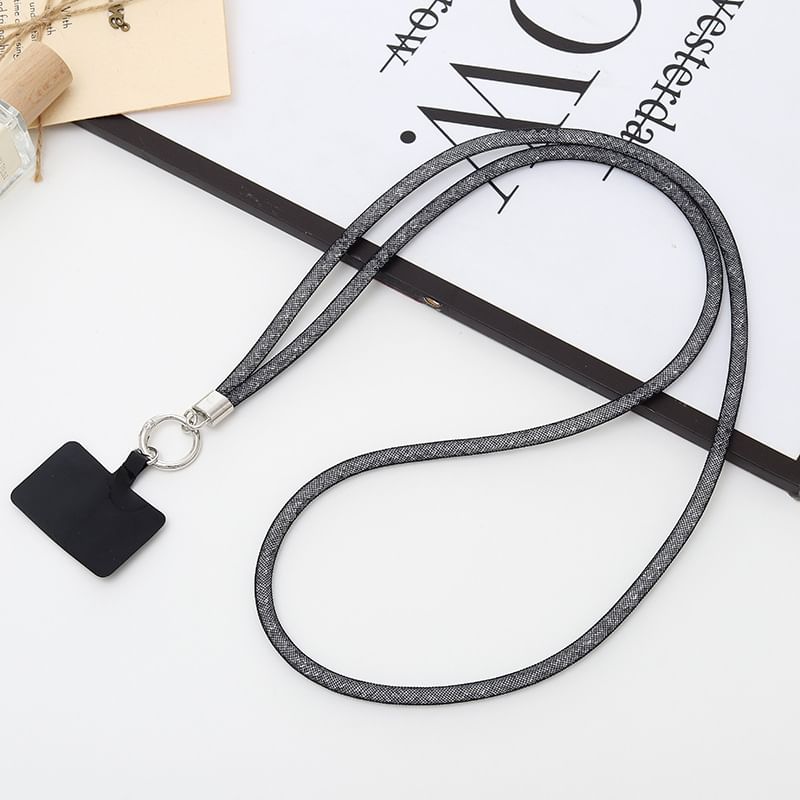 Pad Glitter with Lanyard Phone