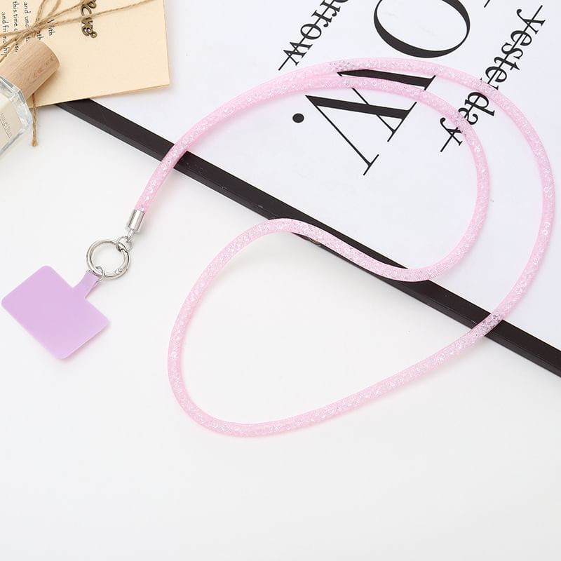 Pad Glitter with Lanyard Phone