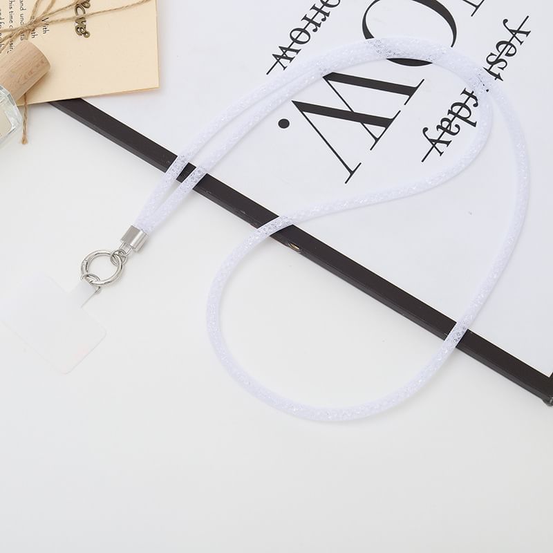 Pad Glitter with Lanyard Phone