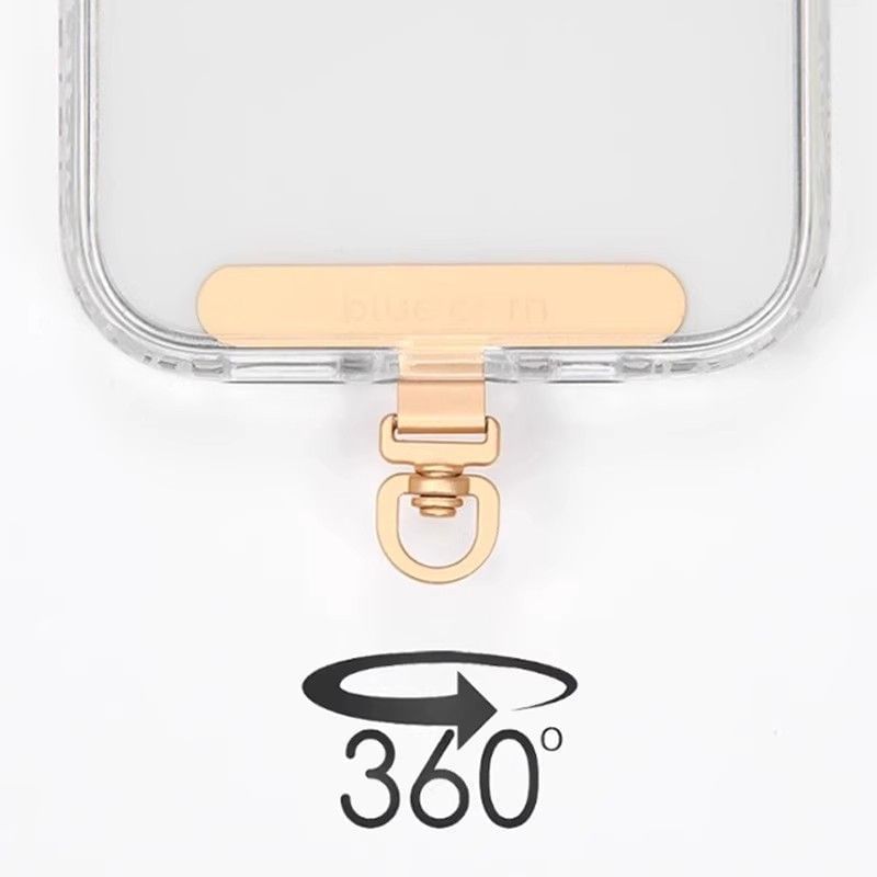 Pad Lanyard Phone Rotatable Steel Stainless (Various Designs) /