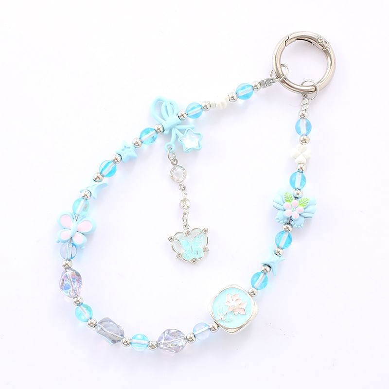 Bow Crystal Faux Strap Phone Clover