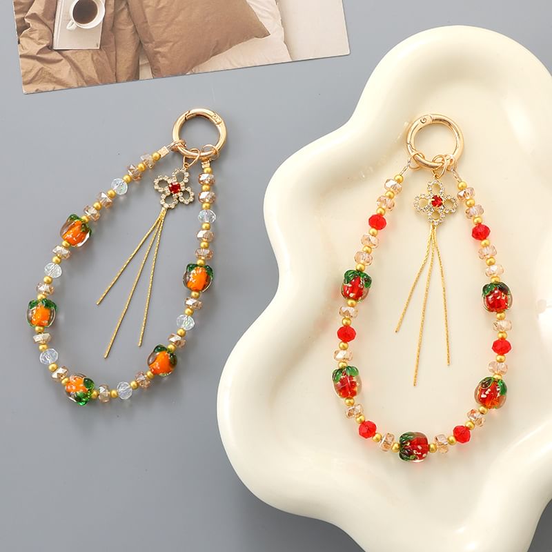 Clover Strap Phone Fruit Bead