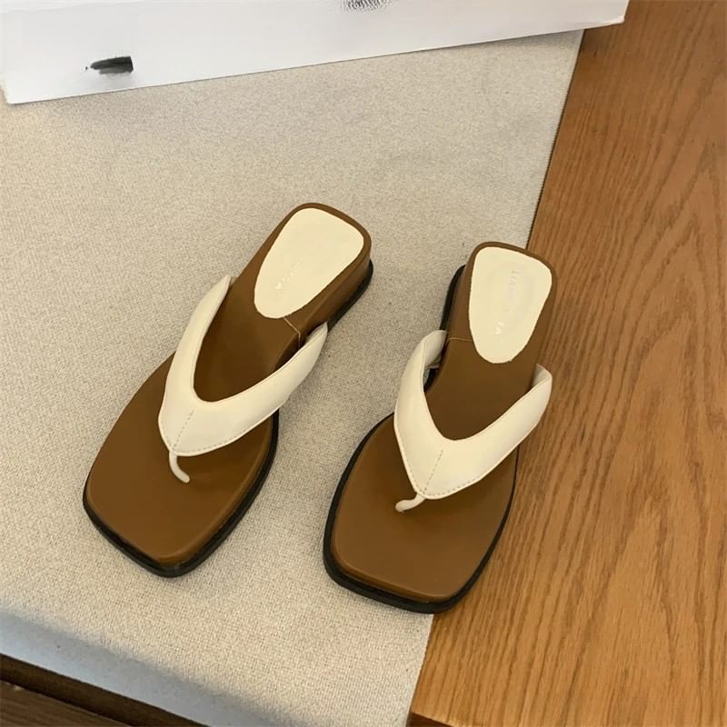 Heel Wedge Flip-Flops