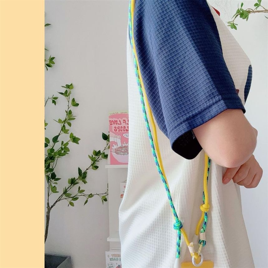 Knotted with Pad Phone Lanyard