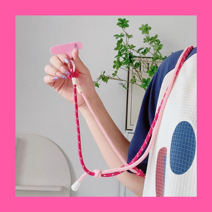Knotted with Pad Phone Lanyard