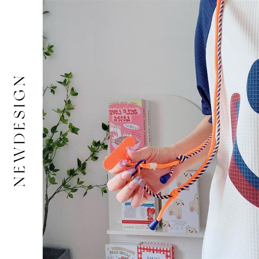 Knotted with Pad Phone Lanyard