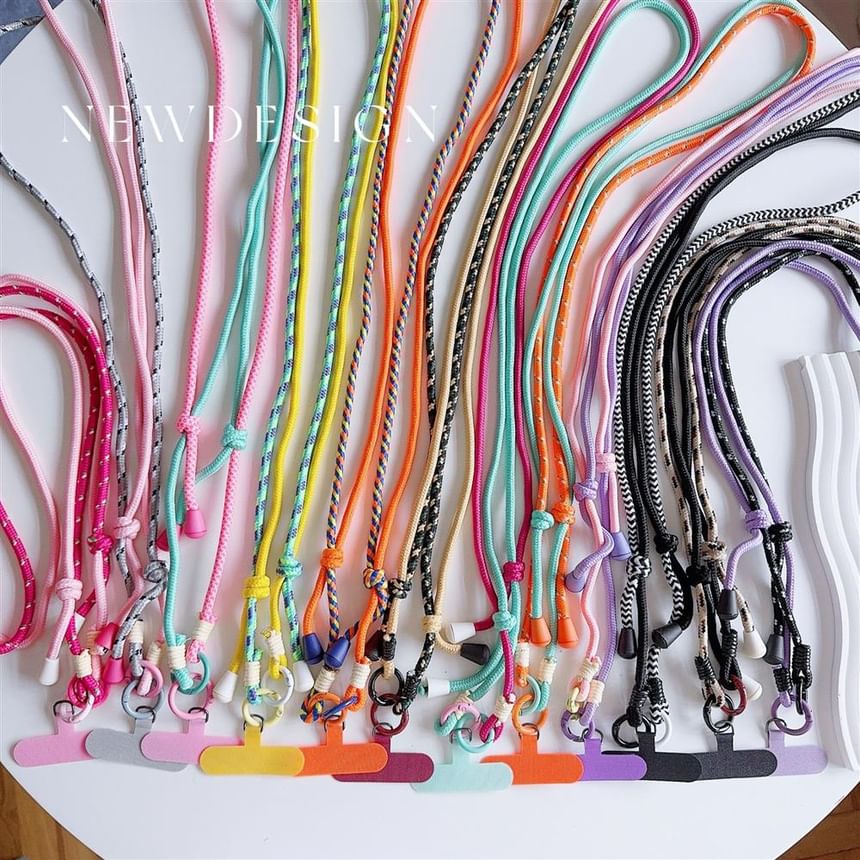 Knotted with Pad Phone Lanyard