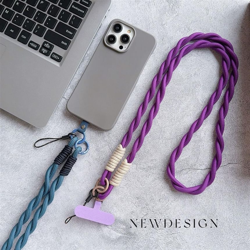 Lanyard with Helical Strap Pad Phone