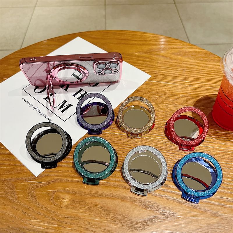 with Mirror Magnetic Phone Stand Glitter