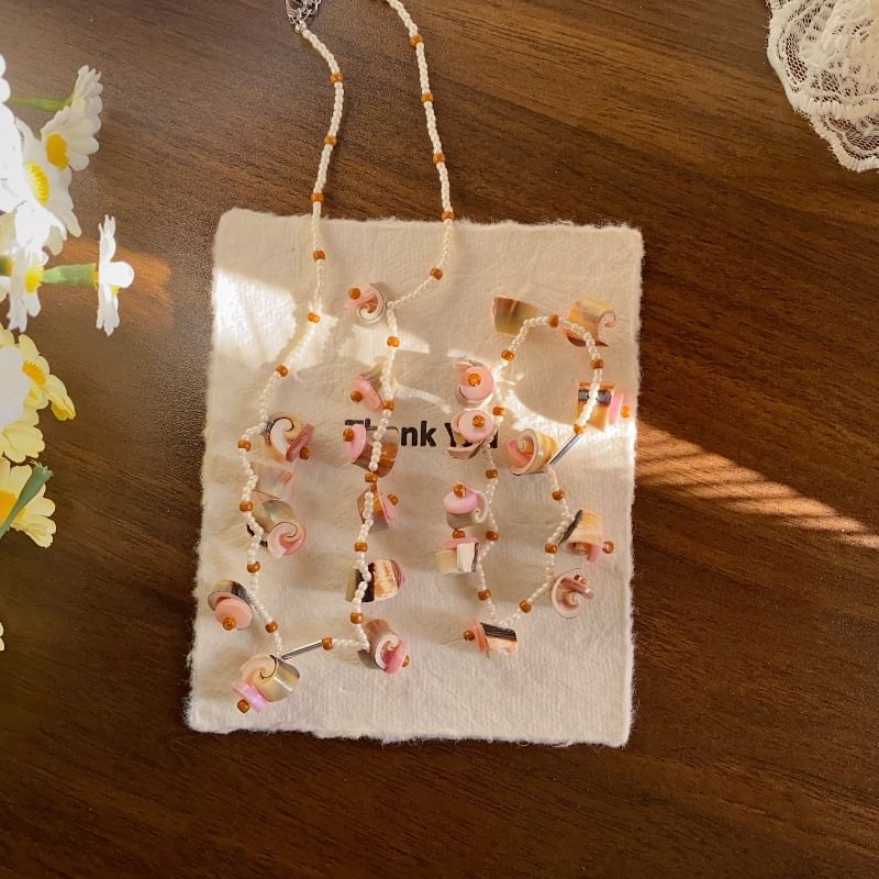 Bead / Necklace Shell Bracelet