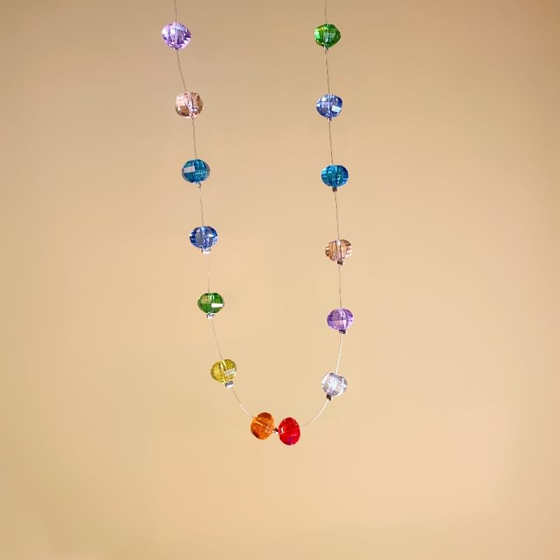 Beaded Necklace Rainbow