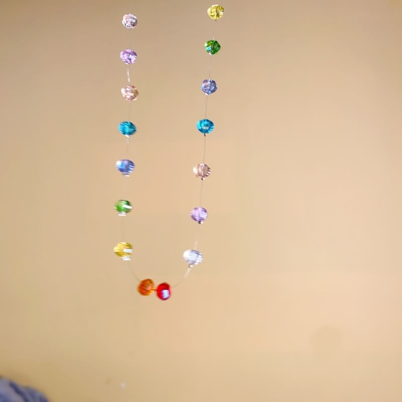 Beaded Necklace Rainbow