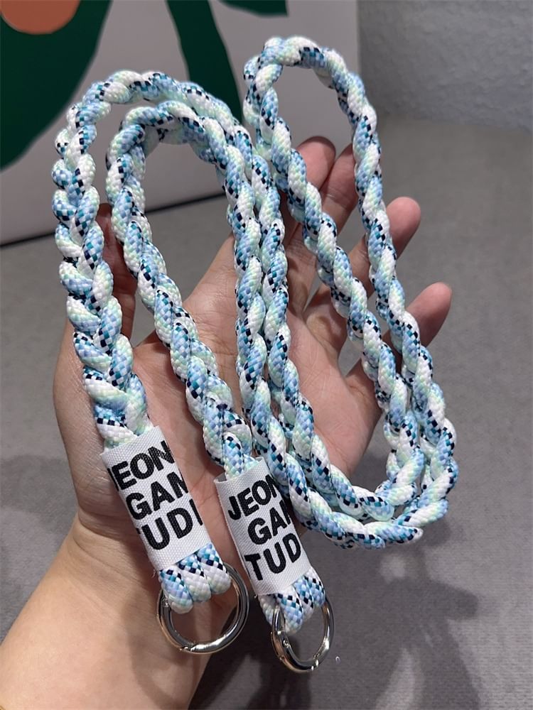 with Braided Strap Lanyard Pad and Phone
