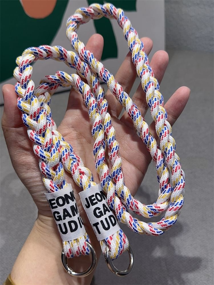 with Braided Strap Lanyard Pad and Phone